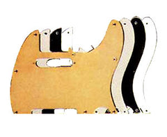 Electric Guitar Pickguard-Pickboy T-type 3Ply Pearl