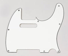 Electric Guitar Pickguard-Pickboy T-type 1Ply White