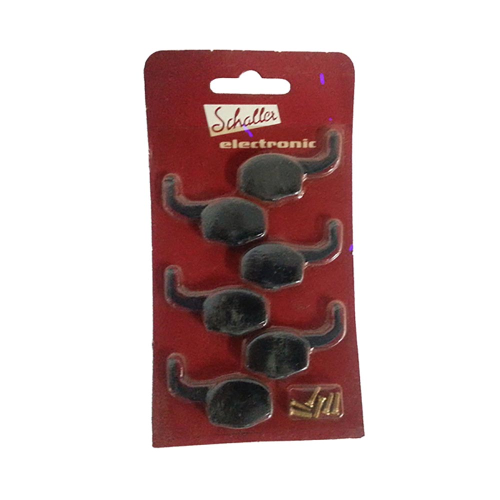 Schaller Crank Winder Machine Head Button Set (Speed winders) – large Black