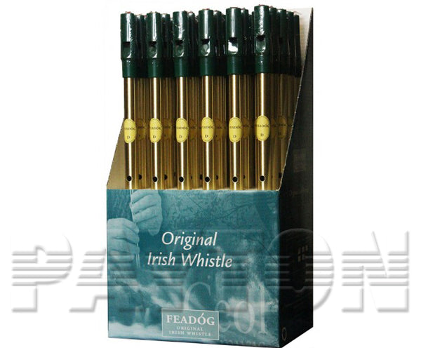 Feadog Whistle Display 36-Brass D