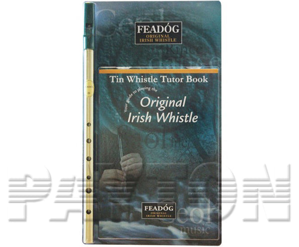 Feadog Whistle Brass D W/Tutor