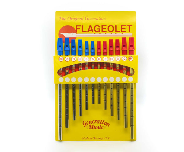 Flageolet Card-2 ea.Bb C D Eb F G.