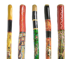 Didgeridoo (Australian) Hand painted Eucalypt. Approx 1.2m-1.3m
