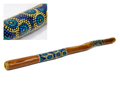 Didgeridoo (Australian) Hand-Painted Bloodwood/Stringybark .9m-1.m
