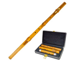 Irish Flute-Cocuswood 5-Part & Key w/Case