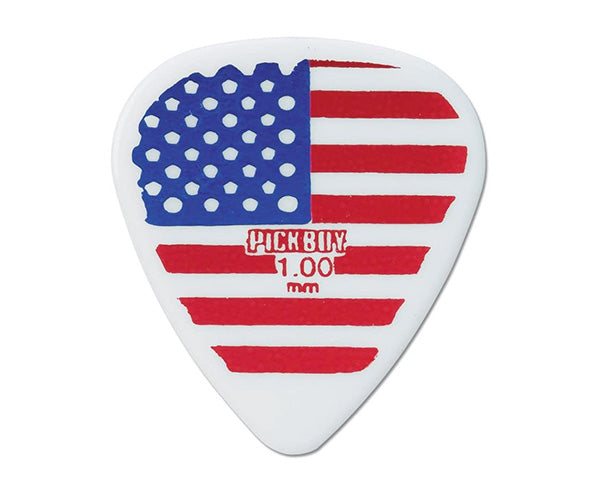 Pickboy Guitar Pick - American Flag (12pack)