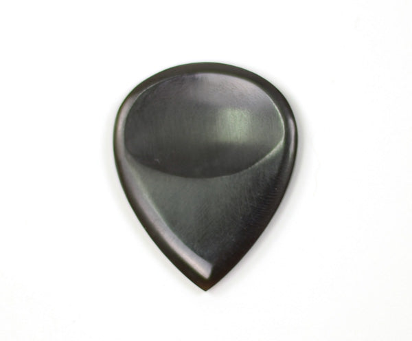 Guitar Pick-Black Horn-Scalloped USA