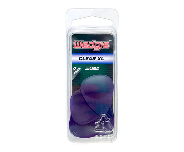 Wedgie Clear Pick 12Pack .50 Blue