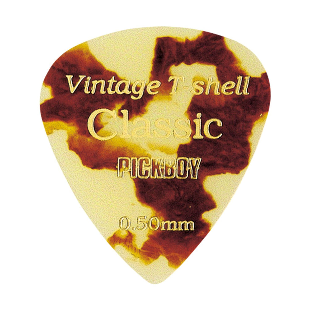 Pickboy Guitar Pick - Vintage Tortoiseshell  .50