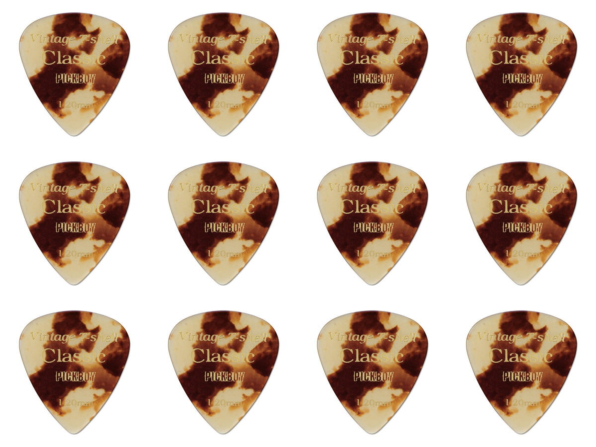 Pickboy Guitar Pick - Vintage Tortoiseshell (12pack) 1.20