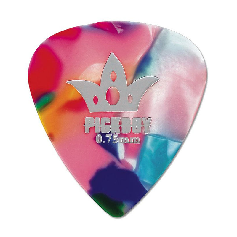 Pickboy Guitar Pick - Celluloid Multi-Colour  .75