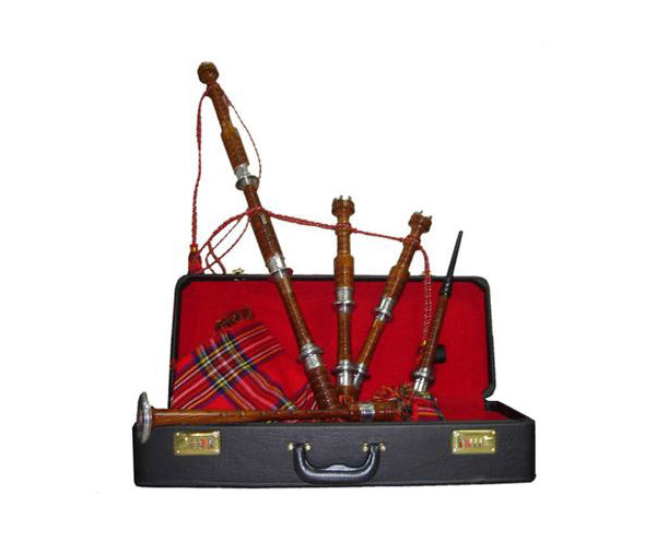 Bagpipes Set-Advanced. Ebony In Case