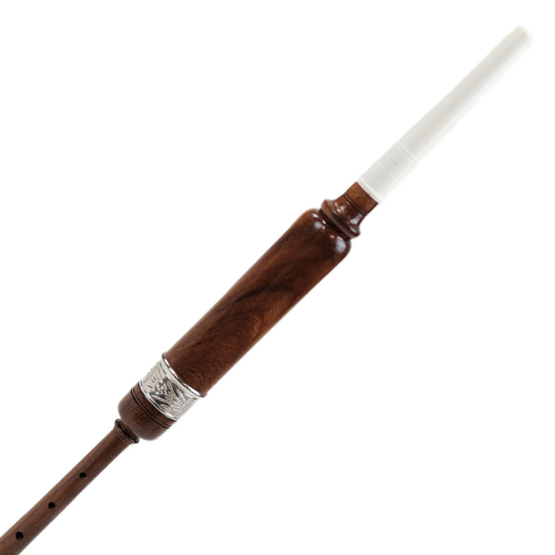 Bagpipe Practice Chanter-Rosewood w/Engraved Mounts