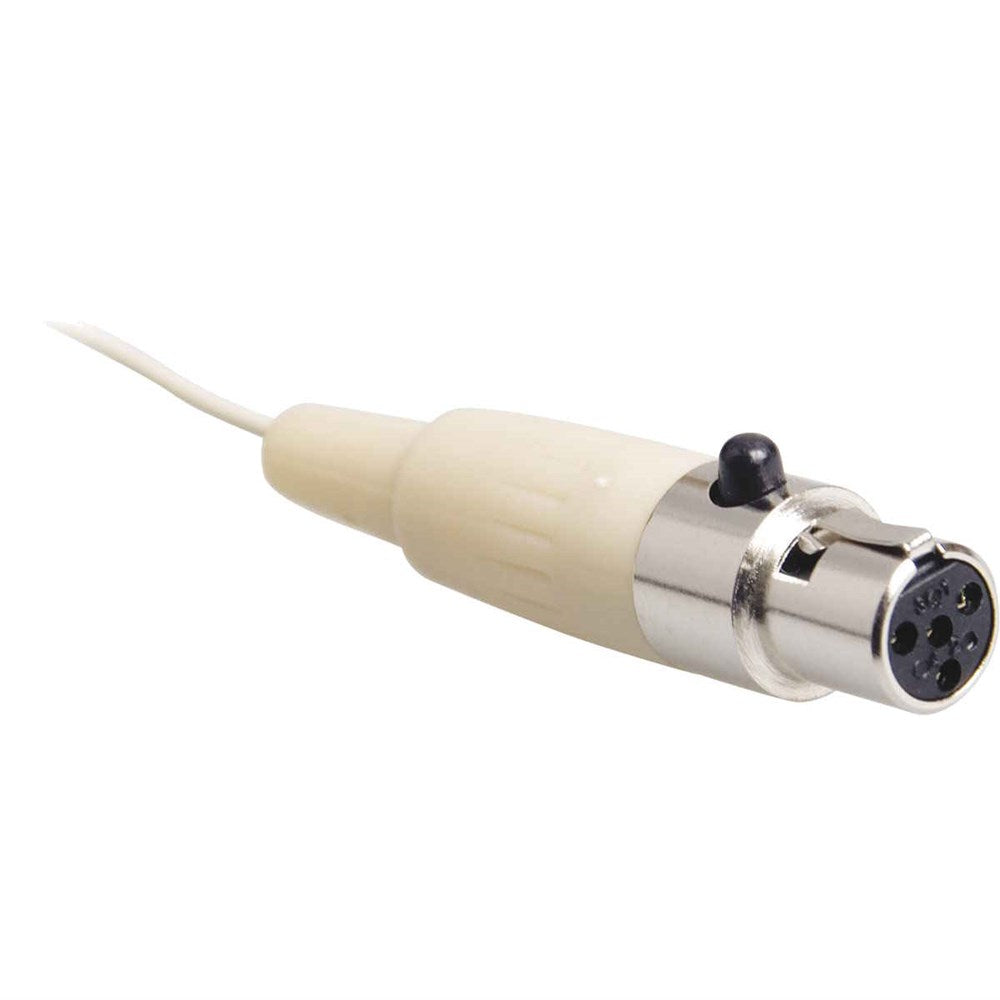 JTS Single ear hook mic - small beige, 4-pin mini-XLR (CM801F)