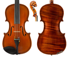 Gliga Vasile Violin with Lion Head Double Purfling 1pc Back