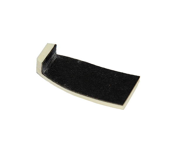 Viola Bow Tip-Bent Bone w/Ebony Lining