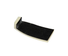 Viola Bow Tip-Bent Bone w/Ebony Lining