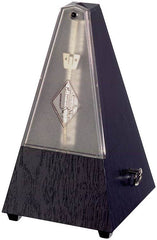 Wittner 810 Series Metronome with Bell in Black Grain Finish