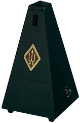 Wittner 810 Series Solid Wood Metronome with Bell in High Gloss Black Finish