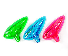 Ocarina-Transparent Plastic Assorted