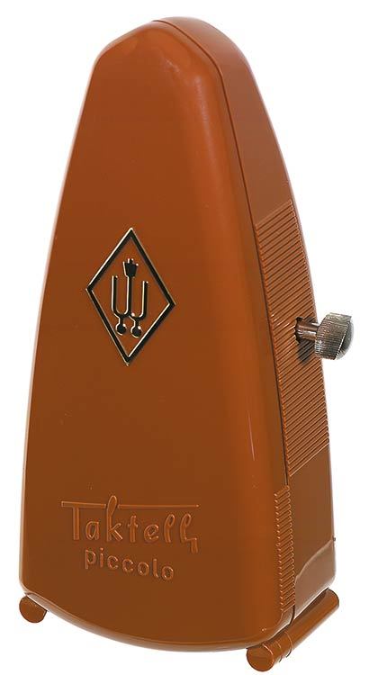 Wittner Taktell Piccolo Series Metronome in Mahogany Brown Colour