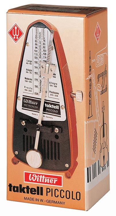 Wittner Taktell Piccolo Series Metronome in Ruby Colour