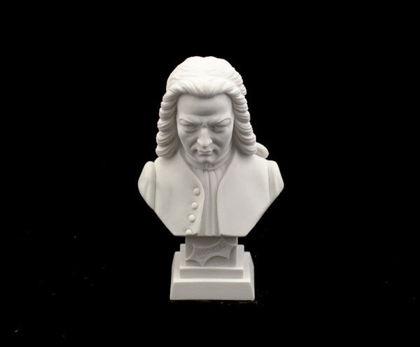 Bust 11cm-Crushed Marble Bach