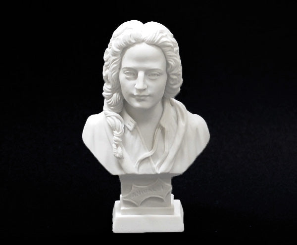 Bust 11cm-Crushed Marble Vivaldi