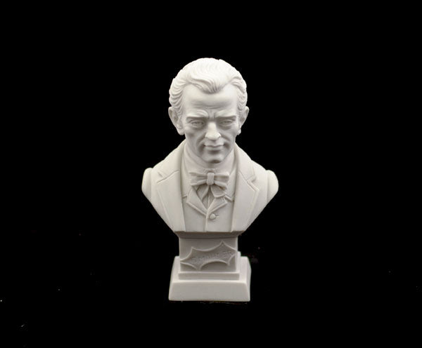 Bust 11cm-Crushed Marble G.Mahler