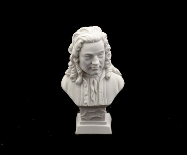 Bust 11cm-Crushed Marble Handel