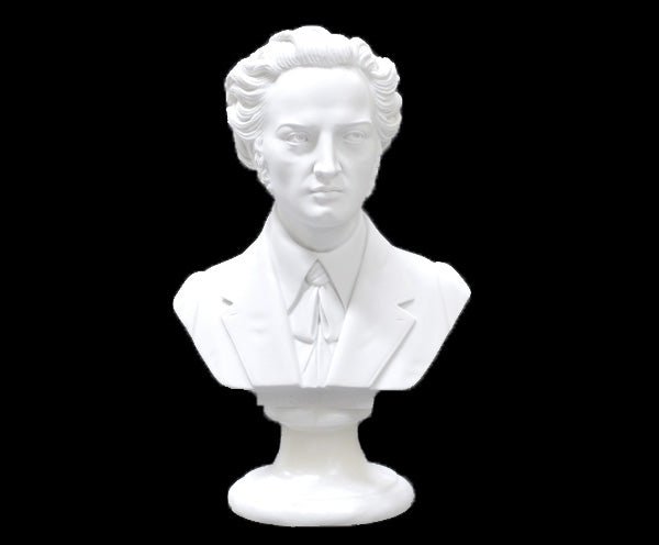 Bust 15cm-Crushed Marble Chopin