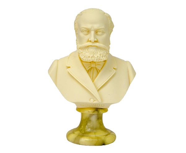 Bust 15cm-Crushed Marble Gounod