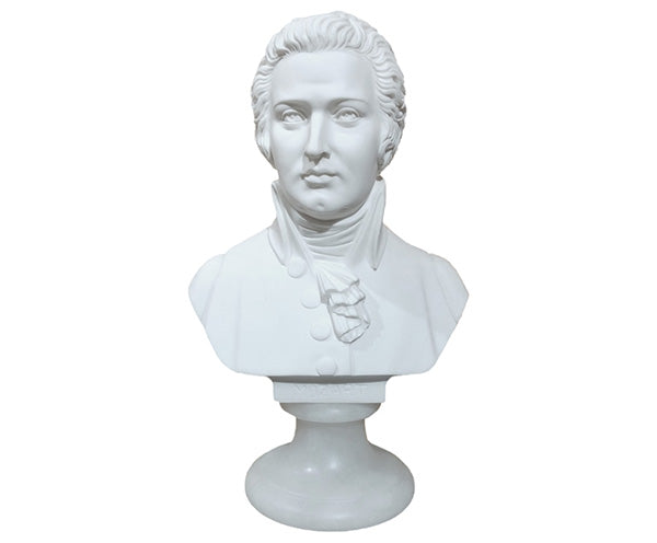 Bust 22cm-Crushed Marble Mozart