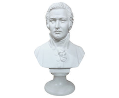 Bust 22cm-Crushed Marble Mozart