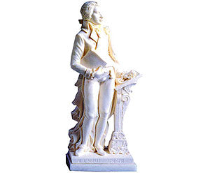 Standing Figure-27cm Marble Mozart