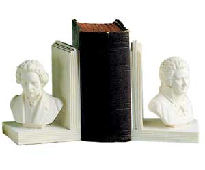 Bookends-1 Pair Beethoven & Mozart