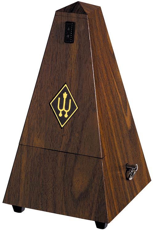 Wittner 855 Series Metronome with Bell in Walnut Grain Finish