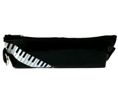 Pencil Case-Black w/Piano Keys