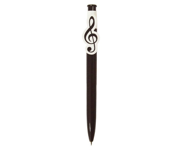 Ball Pen - Black & White Clef Sign
