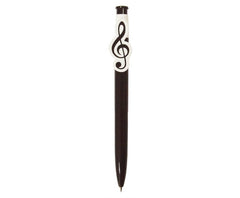 Ball Pen - Black & White Clef Sign