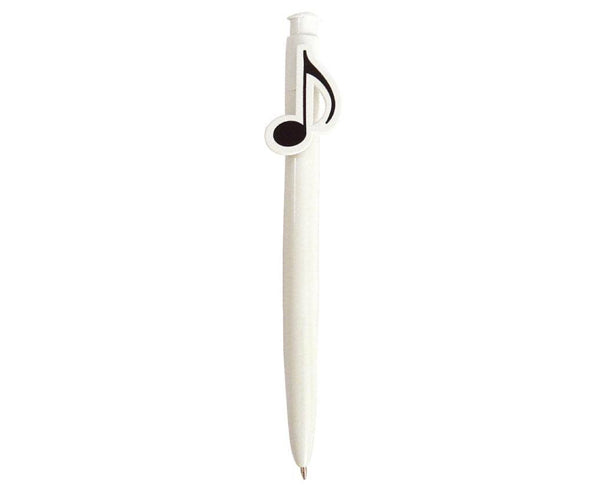 Ball Pen - Black & White 8th Note