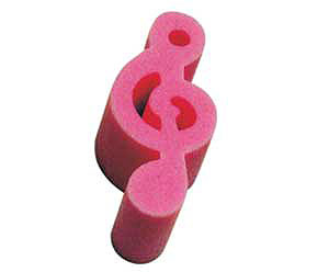 Rubber Eraser - Clef Shaped (Assorted) by Pickboy