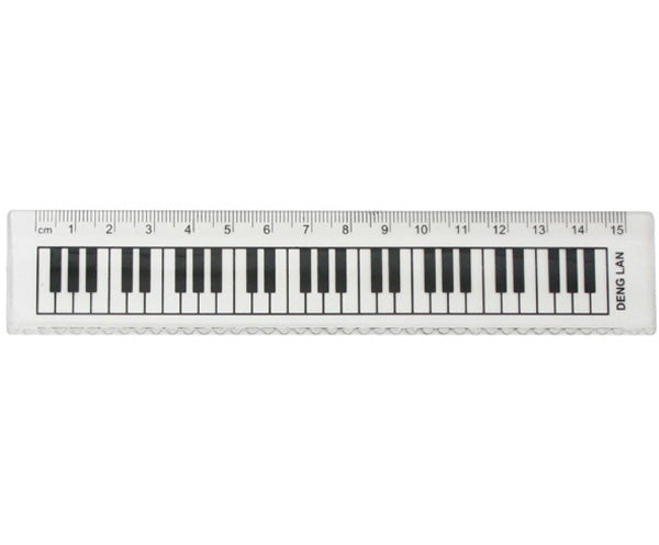 Ruler-15cm Piano Keys