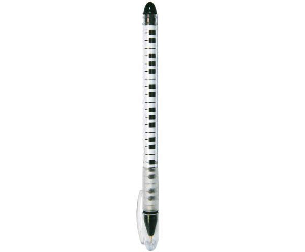 Ball Pen w/Lid-Blk&Wht Piano Keys