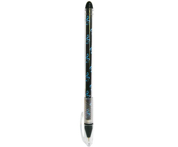 Ball Pen w/Lid-Black Clefs