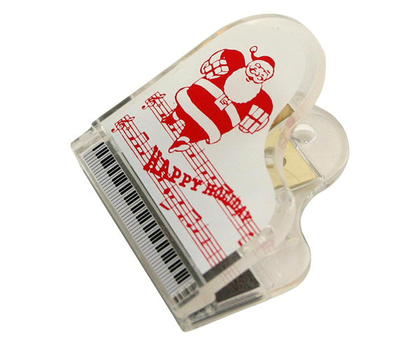 Pickboy Clip-Piano Shape Santa Design