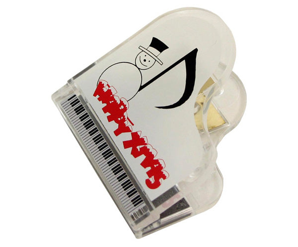 Pickboy Clip-Piano Shape Snow Man Design