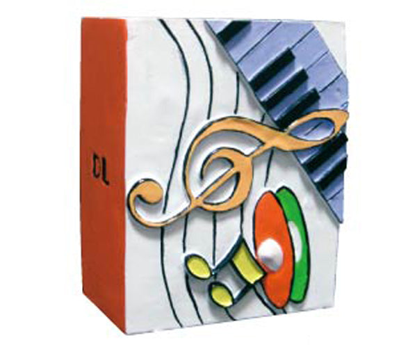 Pen Holder-Orange Clef