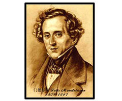 Musician Print 42x30cm -Mendelssohn