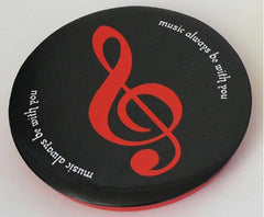 Money Deposit Can-Blk w/Red Clef